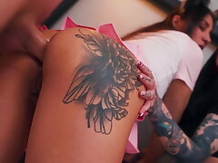Leo Dee and Mira Wair's Deep Anal Creampie