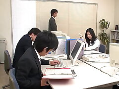 Seductive Asian Secretary Gets Rough and Drenched
