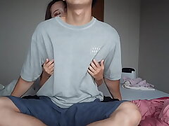 Intense Doggy-Style Action from Japanese Gal